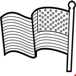 Download American Flag Coloring Page For Kids Or Print American