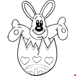 Bunny Cartoon Colourings