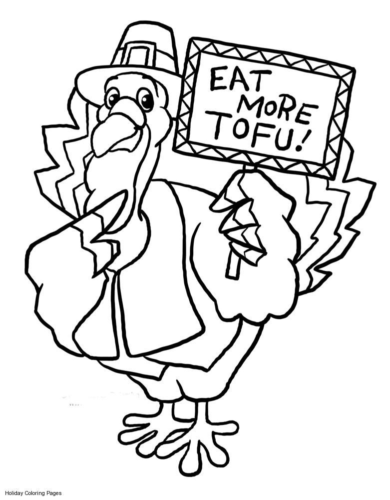 partner turkeys colouring pages