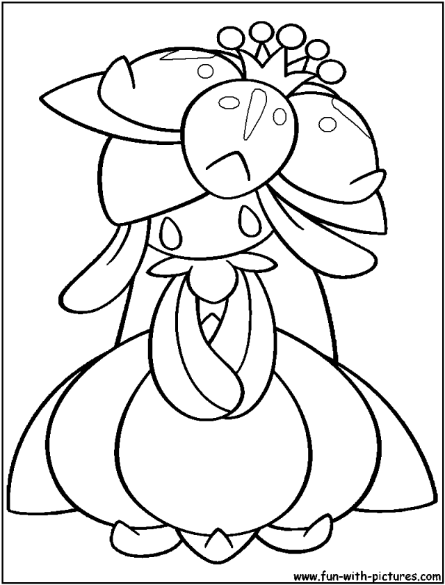 lilligant the pokemon colouring pages 287856 te amo coloring pages