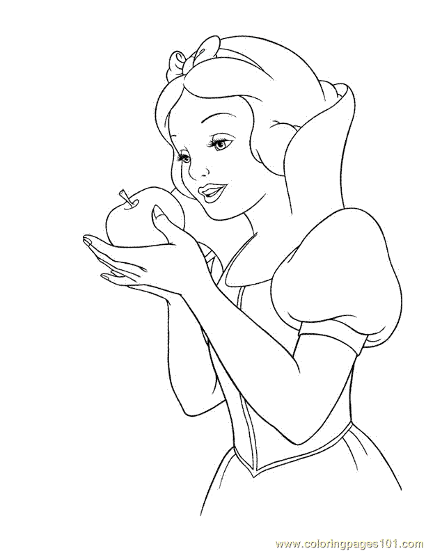 coloring pages snow 08 (cartoons &gt; snow white) - free printable 