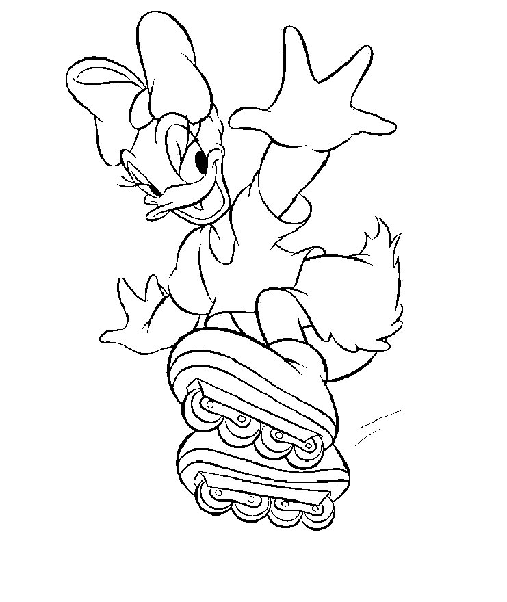 daisy duck coloring pages - coloringpages1001.