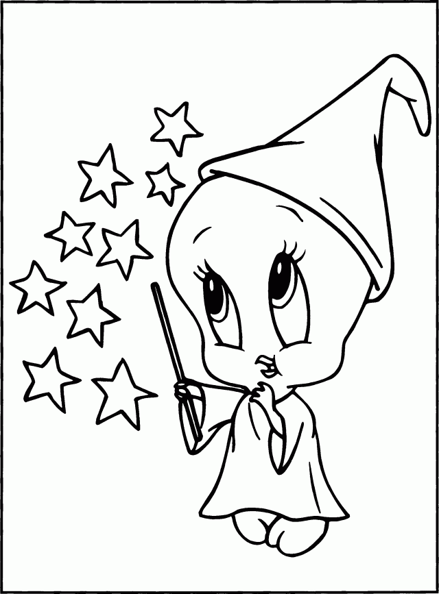 tweety bird looney tunes coloring pages looney tunes coloring 