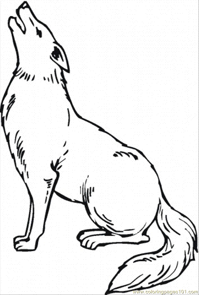 coyote clip art black and white | clipart panda - free clipart images