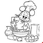 Mickey Mouse Soccer Printable Coloring Page Keep Healthy Eating Simple 