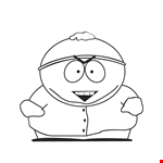 Eric Cartman South Park Coloring Page