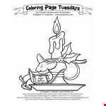 Candles In The Advent Wreath Coloring Sheet