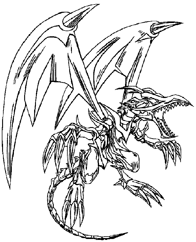 yu-gi-oh 2 colouring pages