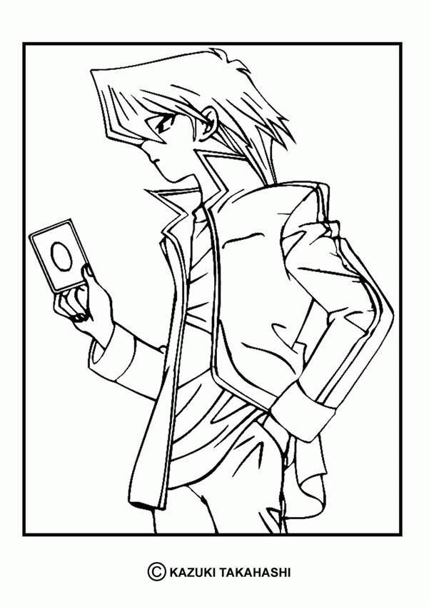 yu-gi-oh coloring pages - yu-gi-oh 5