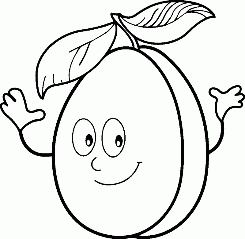 fruit and vegetables coloring pages - coloring pages &amp; pictures 