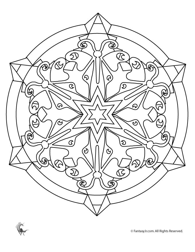 christmas star clipart page