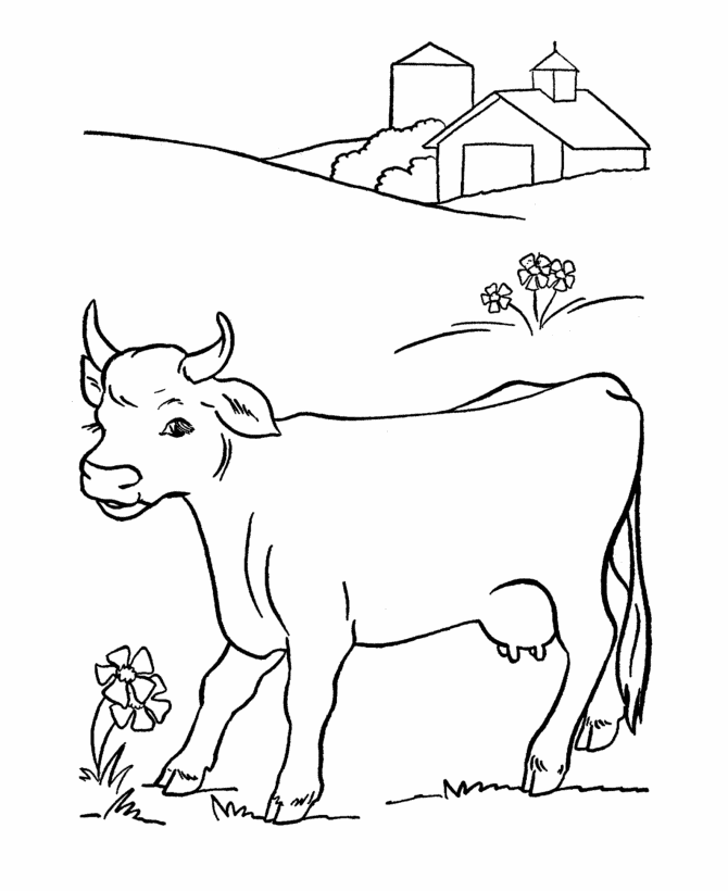 cow archives - smilecoloring.