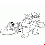 Mickey Mouse Coloring Pages Mario Kart Wii Coloring Pages Kids  