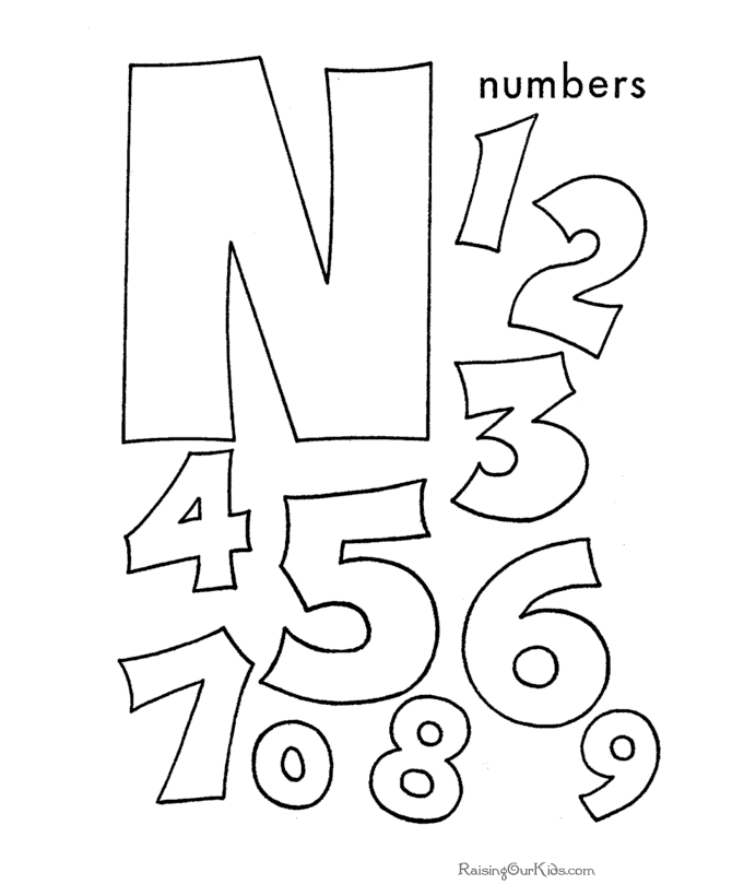 learning numbers for toddlers, preschool and kindergarten