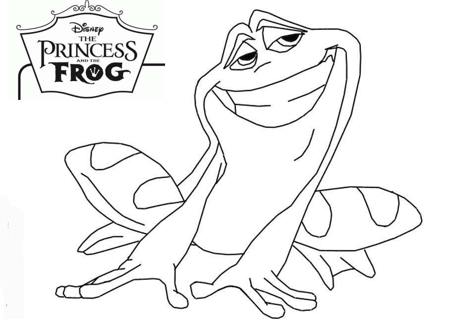 the frog princess drawing sheet