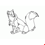 Download Cartoon Wolf Coloring Pages Kids Printable Or Print  
