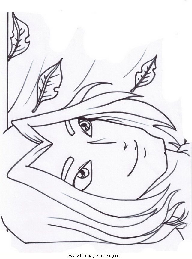 winx club sky colouring pages (page 2)