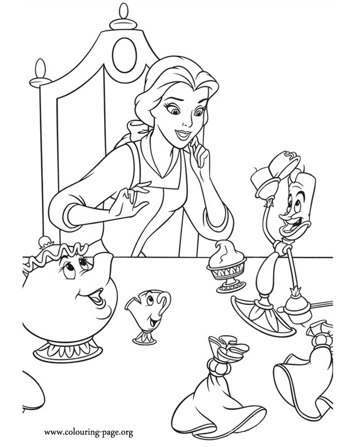 belle coloring pages | free coloring pages
