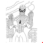 Coloring Pages For Kids Spiderman | Pictxeer 