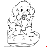 Cute Puppy Clipart Page