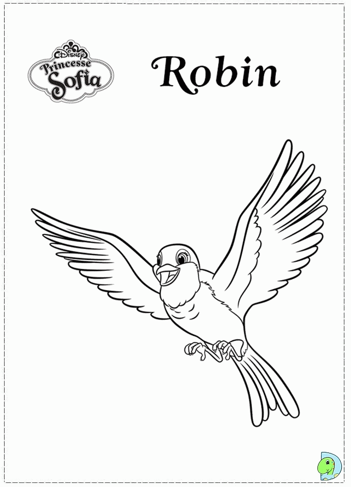 sofia the first coloring page