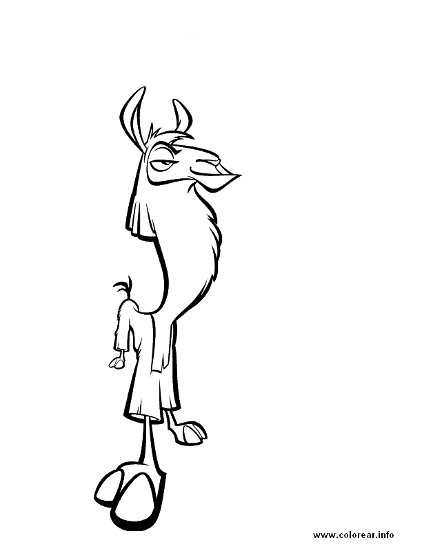 llama-coloring-pages-5 | free coloring page site