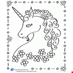 Unicorn Coloring Page Printable