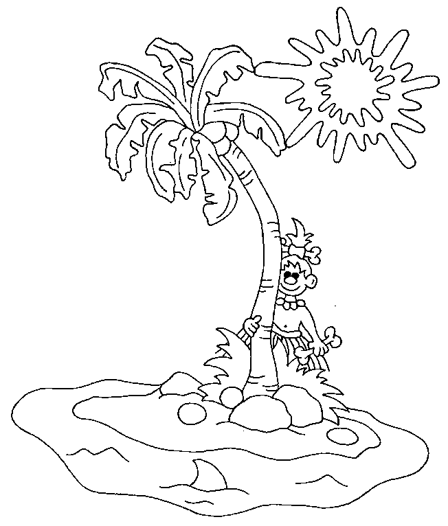 islands coloring pages