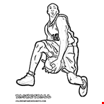 Basketball Coloring Pictures | Basketball Players| Free  