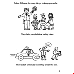 Police Officer Coloring Pages For Preschoolers Image | Cool Car  