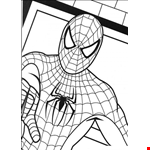 Spectacular Spider Man Line Art