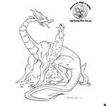 Dragon Hunting Coloring Book
