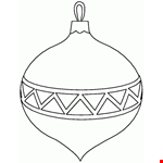Christmas Ornaments Clipart Page