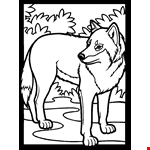 Free Printable Wolf Coloring Pages For Kids 