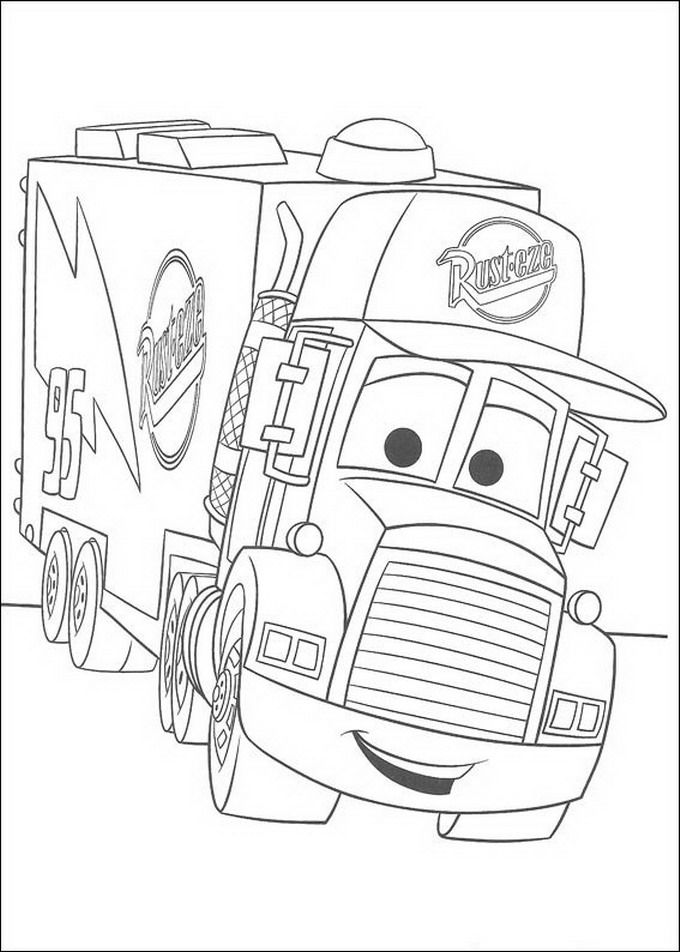 disney cars coloring pages for kids