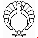 Turkey Bird Clipart Sheet