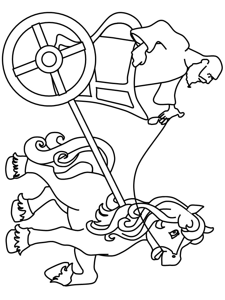 printable chariot egypt coloring page | coloring pages 4 free