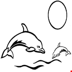 Baby Dolphin Coloring Pages  | Free Printable Coloring Pages 