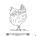 Chicken Coloring Pages,Lucy Learns Free Chicken Coloring Page  