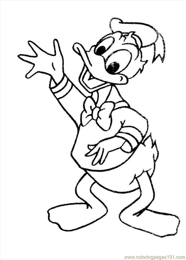coloring pages donald duck13 (cartoons &gt; donald duck) - free 
