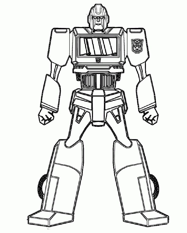transformer robot colouring pages (page 2)
