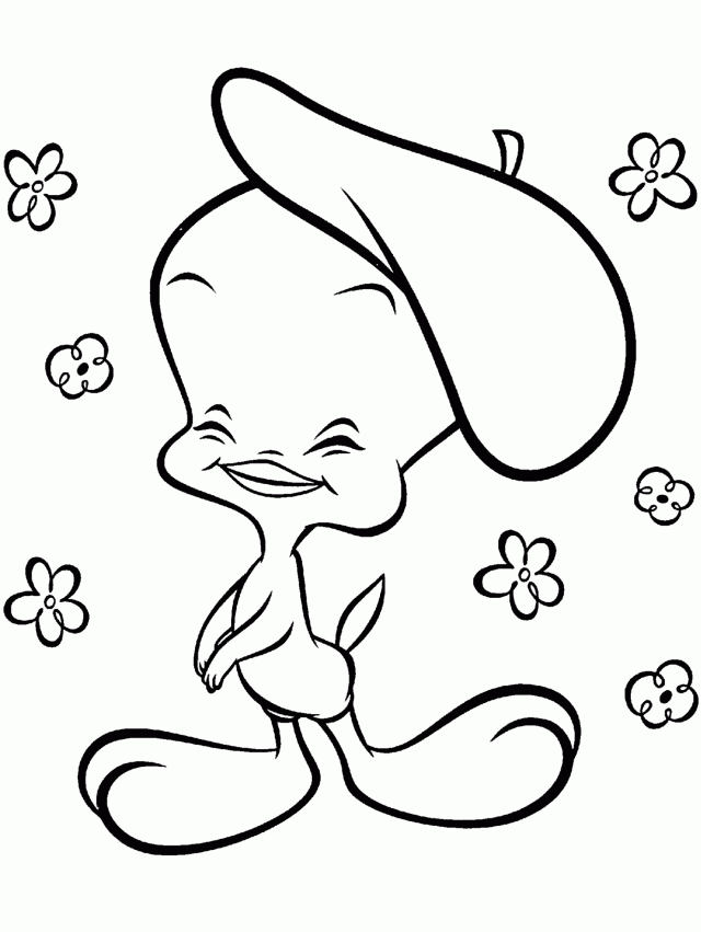 free printable tweety bird coloring pages for kids | coloring pages