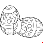 Easter Egg Design Colorings