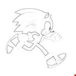 Free Sonic Coloring Pages 