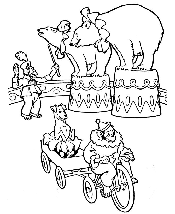 circus animal drawing