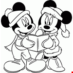 Mickey Mouse Christmas Drawing Book