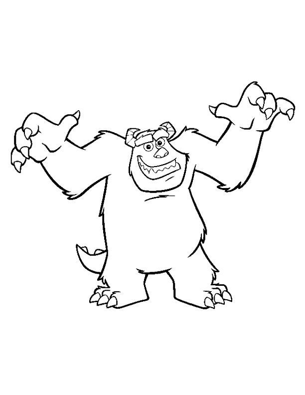 coloring pages - cartoon â» others (499) - monster inc