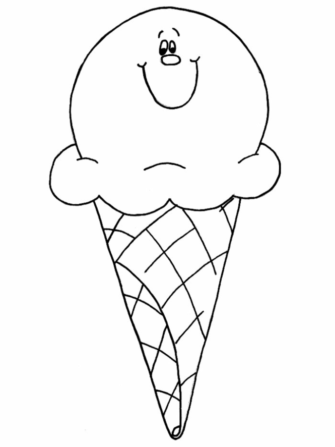 ice corn colouring pages