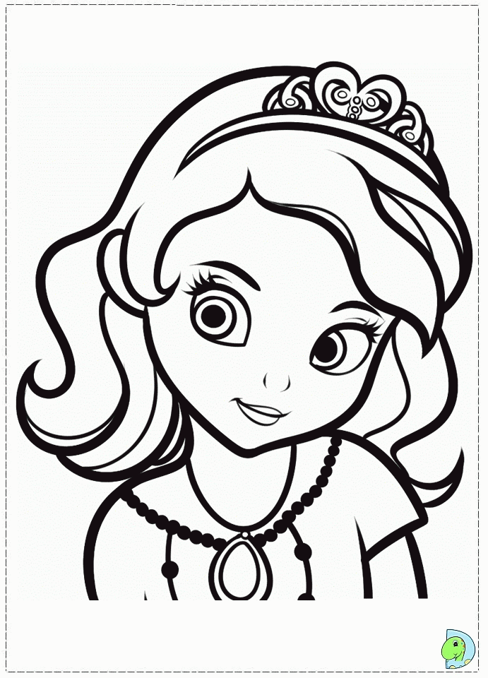 sofia the first printable coloring pages | coloring pages
