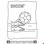 Soccer Ball Coloring Page, Lucy Learns Soccer Ball Coloring Pages  